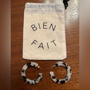 Madewell Blonde Tortoiseshell Hoops